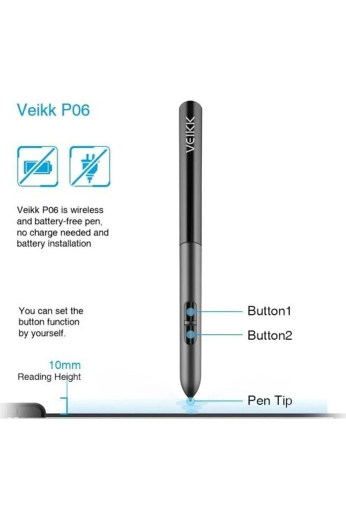 veikk A30 10 X 6" Grafik Tablet