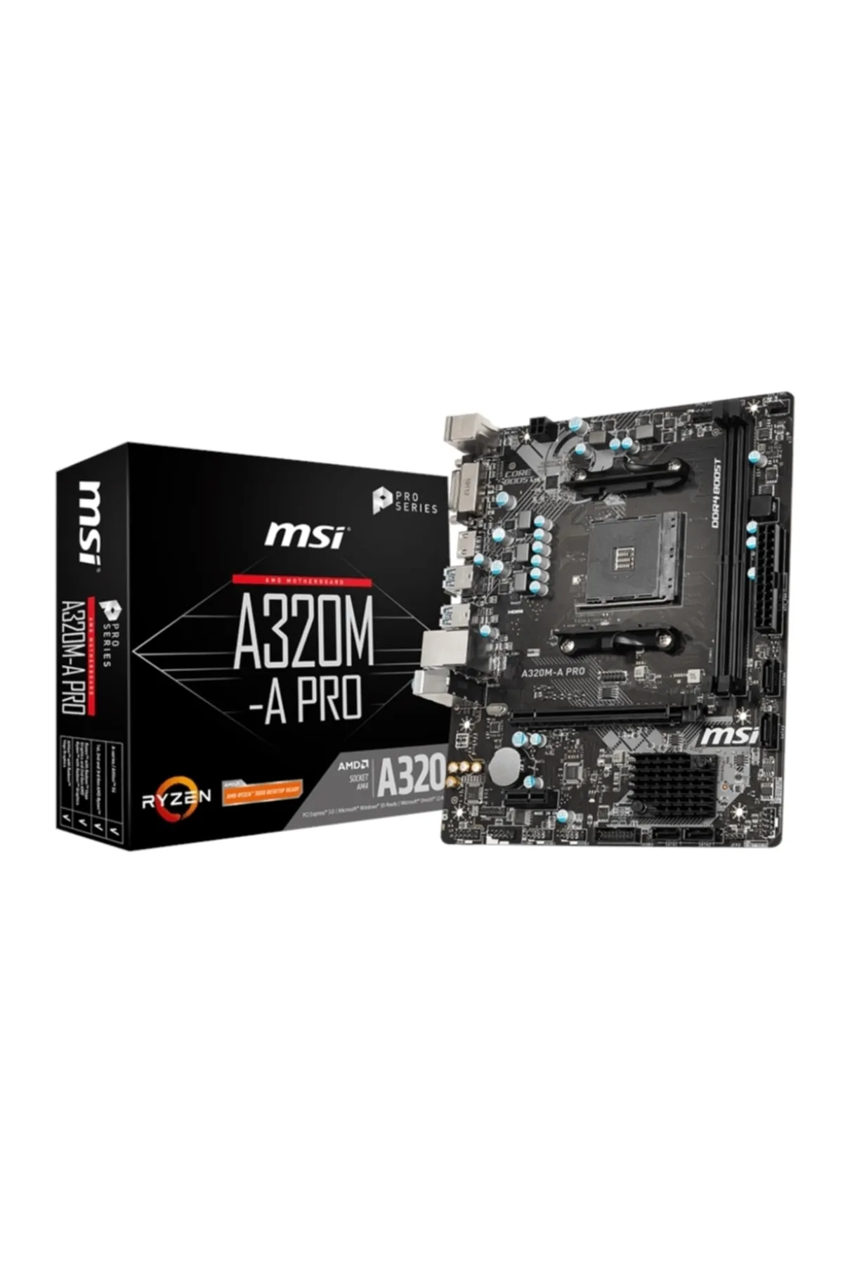 MSI A320m-a Pro A320 2xddr4 Dvı+hdmı 16x Am4 Anakart