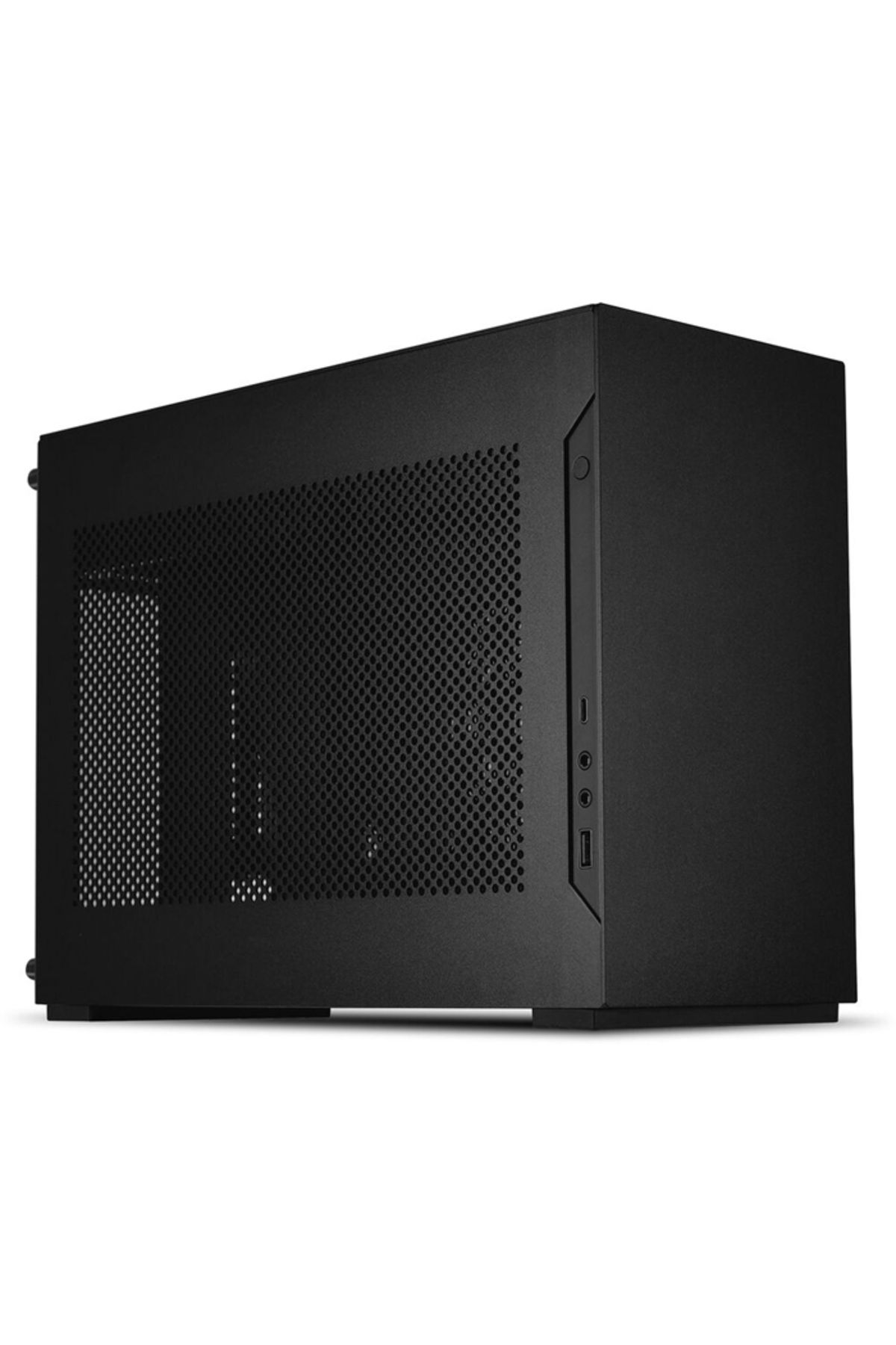 Lian Li A4-H20 Black A4-H20 X4 PCIe 4.0 Riser Kablolu USB Type-C Mesh Siyah Mini-ITX Kasa