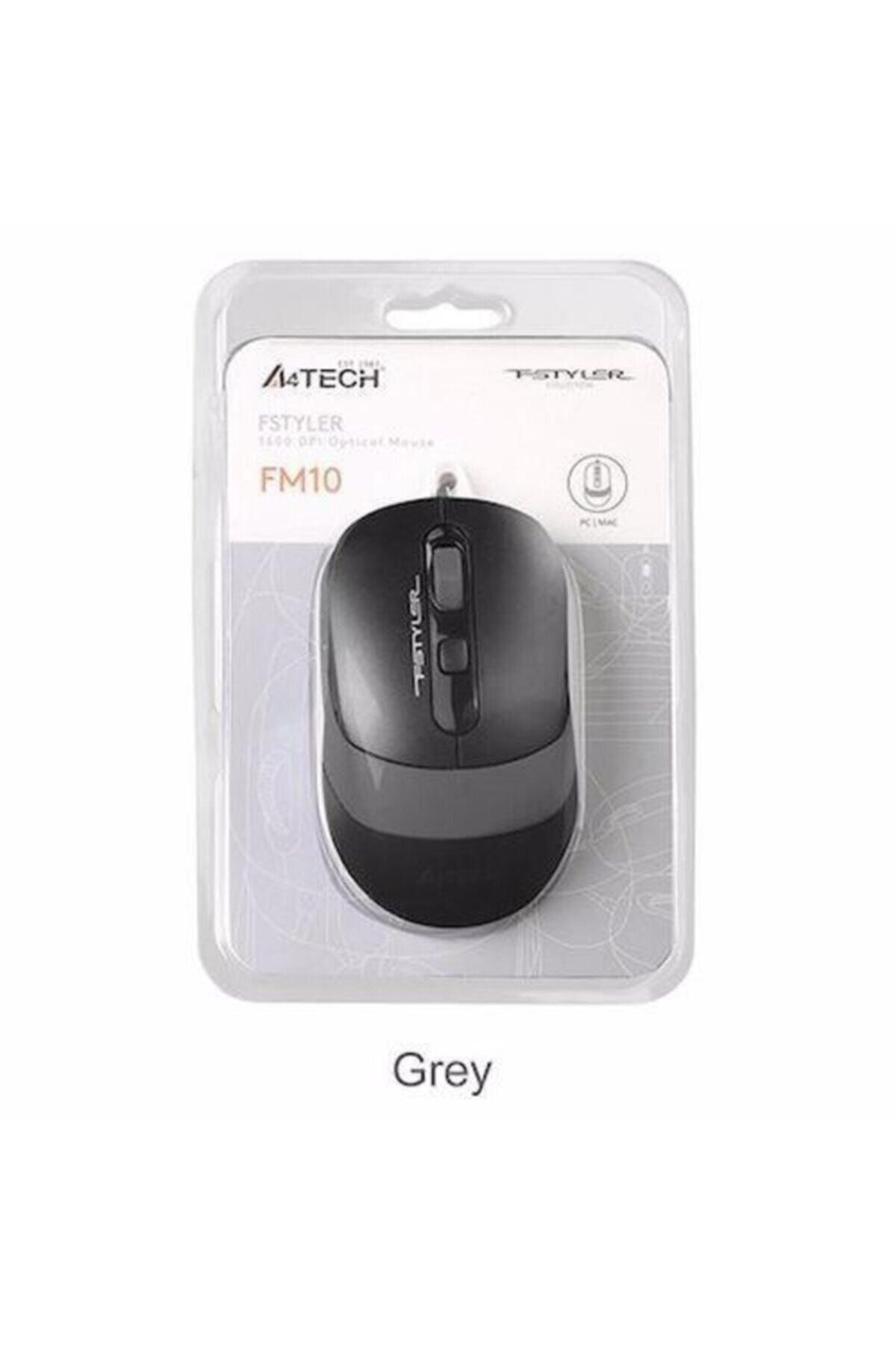 A4 Tech A4-tech Fm10 Usb Gri Opt. Mouse 1600dpi