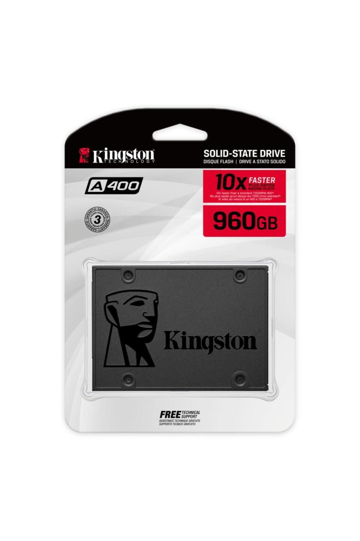 Kingston A400 SSD Dahili SSD 2.5" SATA Rev 3.0, 960GB - SA400S37/960G Modern Tek Ebat