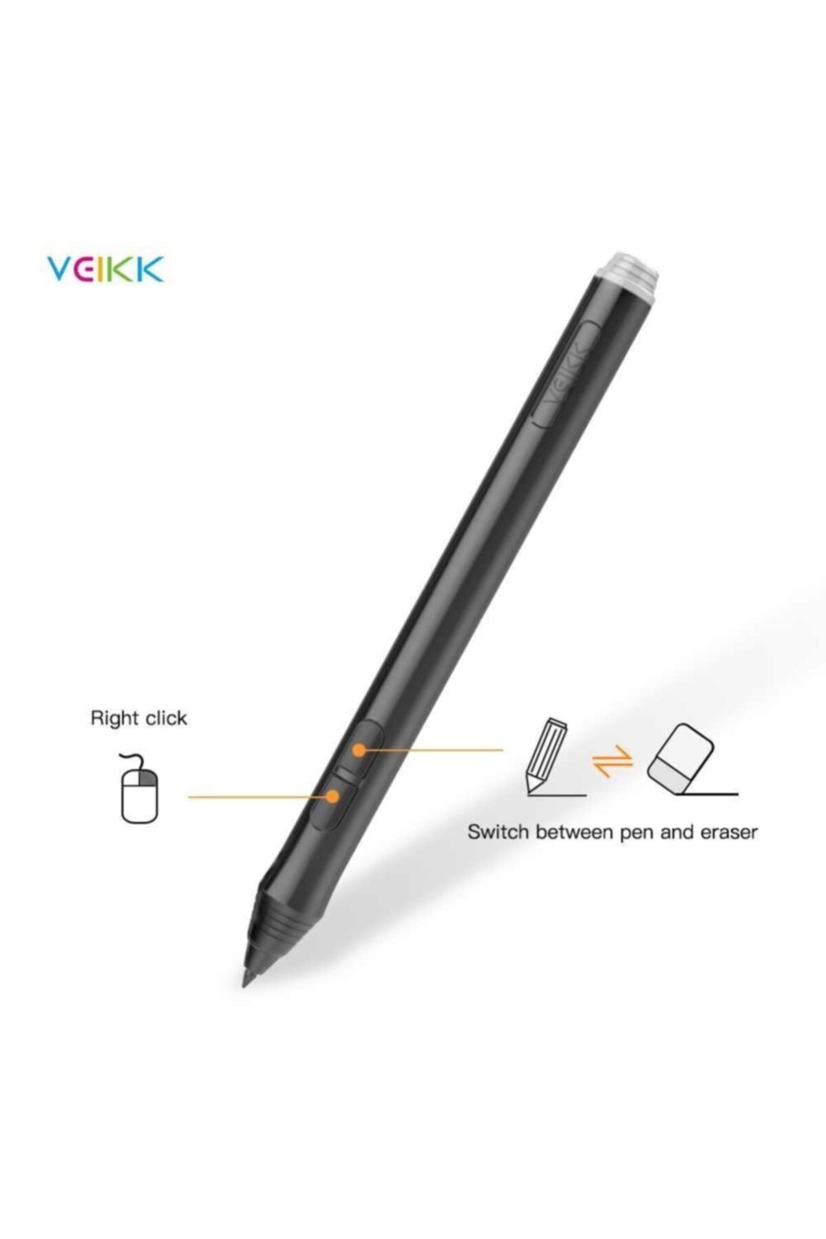 veikk A50, A15 Ve A15 Pro Grafik Tabletler Için Pilsiz Pasif Kalem ( P02)