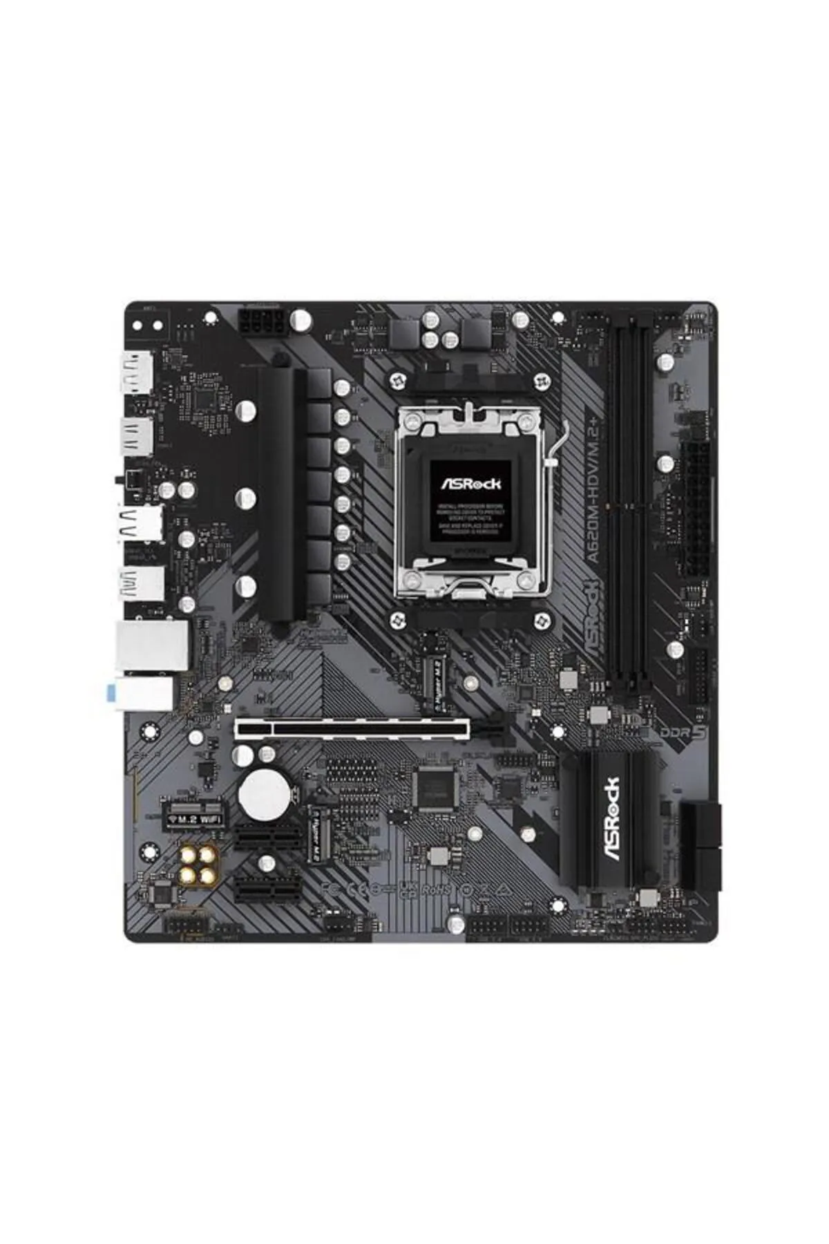 ASRock A620m-hdv/m.2 Ddr5 Hdmı-dp Type-c Pcıe 4.0 Am5 Matx