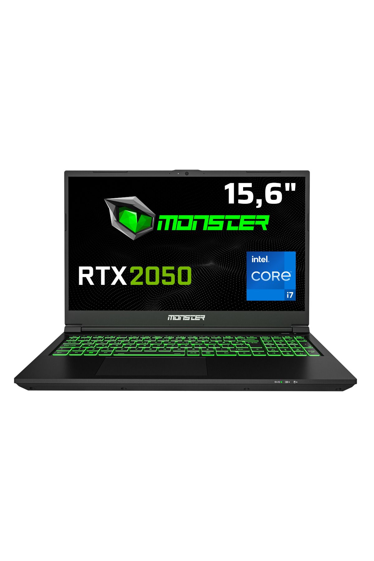 Monster Abra A5 V21.3 Intel Core i7 12700H 16 GB RAM 500 GB SSD 4 GB RTX 2050 FreeDOS 15,6" FHD 144 Hz