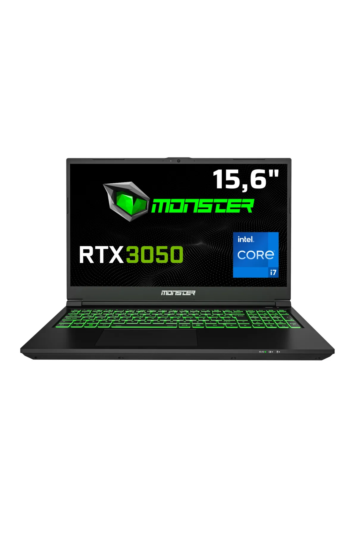 Monster Abra A5 V21.4.2 Intel Core i7 12700H 32 GB RAM 1 TB SSD 6 GB RTX 3050 FreeDOS 15,6" FHD 144 Hz