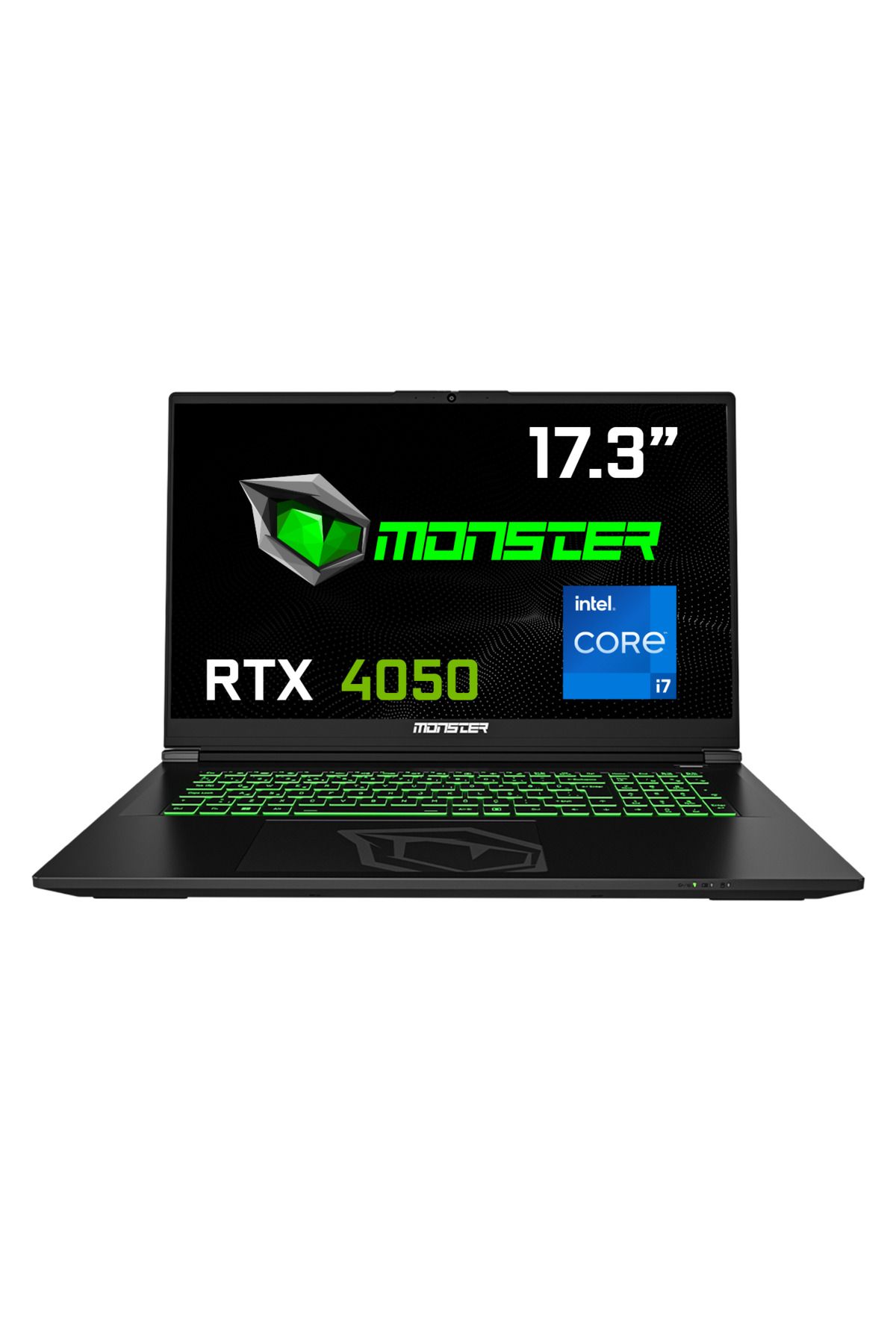 Monster Abra A7 V16.1.8 Intel Core i7 13700HX 64 GB RAM 1 TB SSD 6 GB RTX 4050 Freedos 17,3" FHD 144 Hz