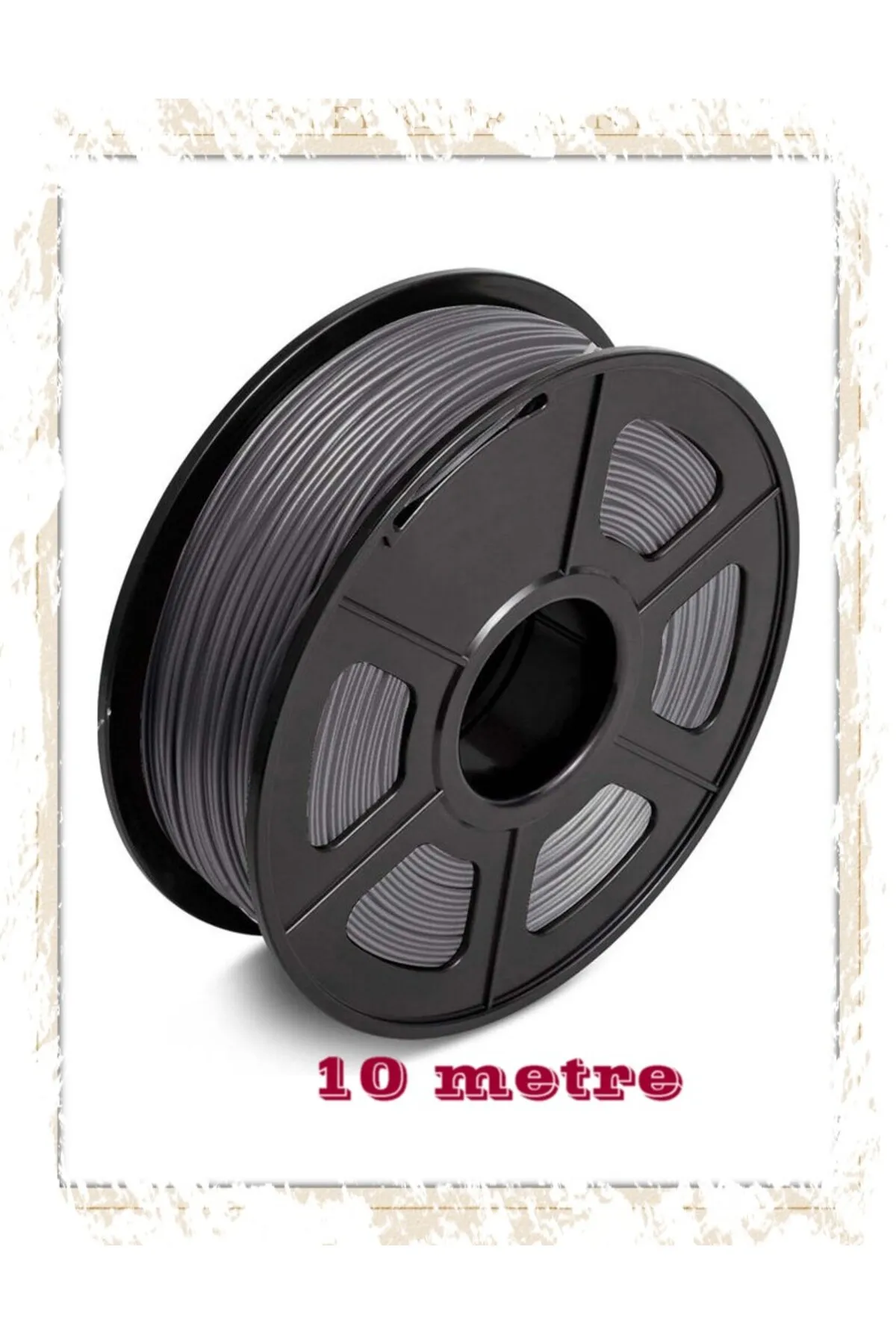 MKS Abs 10 Metre Koyu Gri Filament