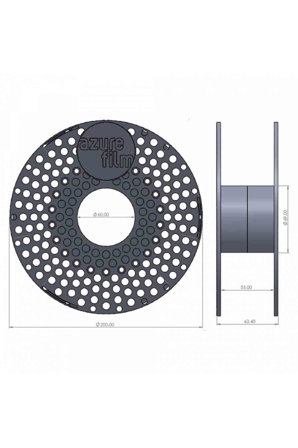 AZUREFILM ABS PLUS 1.75mm TURUNCU 1000g Filament