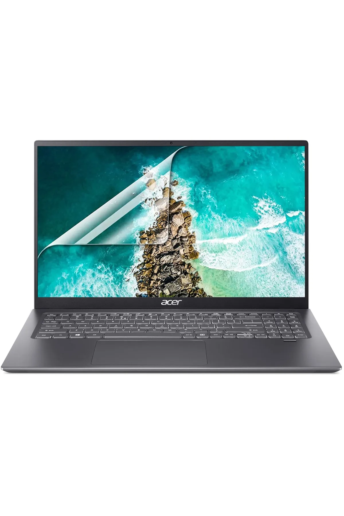 Wontis Acer Aspire 7 A715-42g-r3b8 15.6 Inç Uyumlu Notebook Premium Ekran Koruyucu Nano Cam