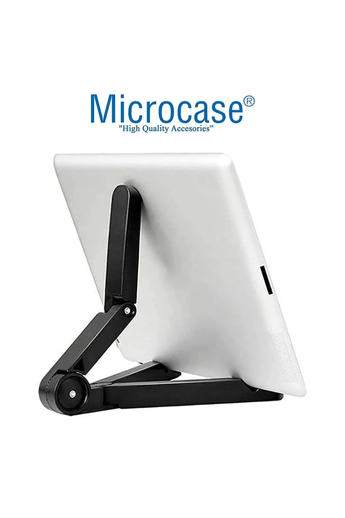 Microcase Acer Iconia Tab P10 10.4 inç Uyumlu Tablet için Bluetooth Klavye + Tablet Standı - AL8105