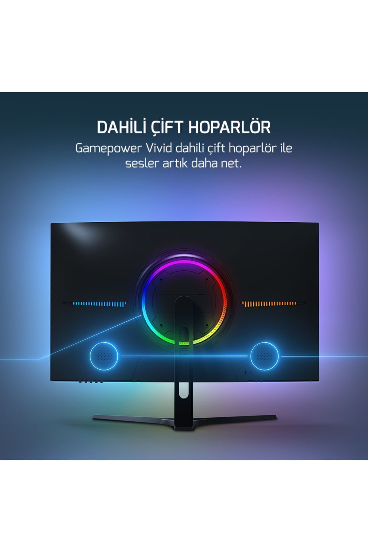 teknotrust A'dan G'ye Vivid T50 27 Curved Rgb 180hz 0.5ms 1500r 2x Speaker Va Gaming Monitör (SIFIR ÖLÜ PİKSEL