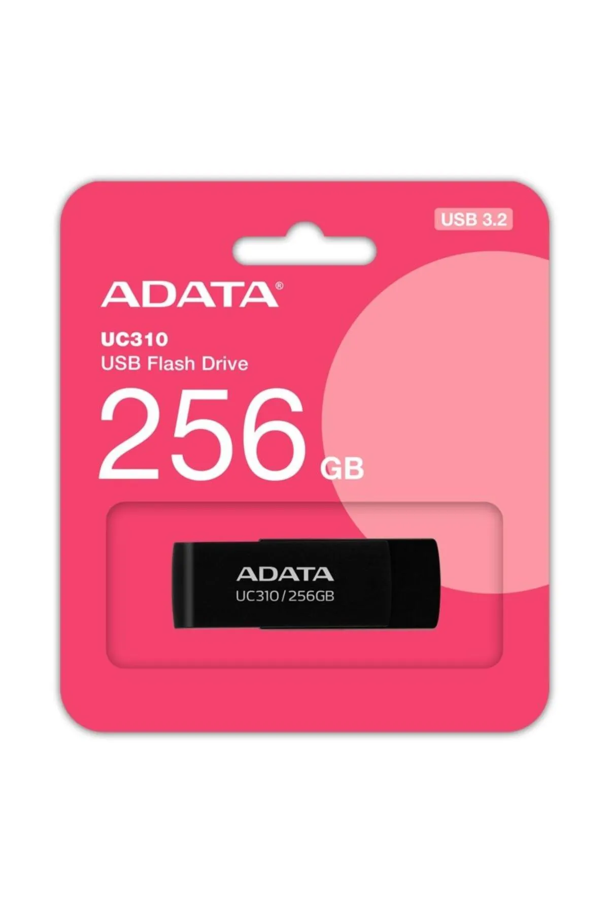 Yerli Adata 256 GB USB3.2 Gen1 Black Flash Bellek