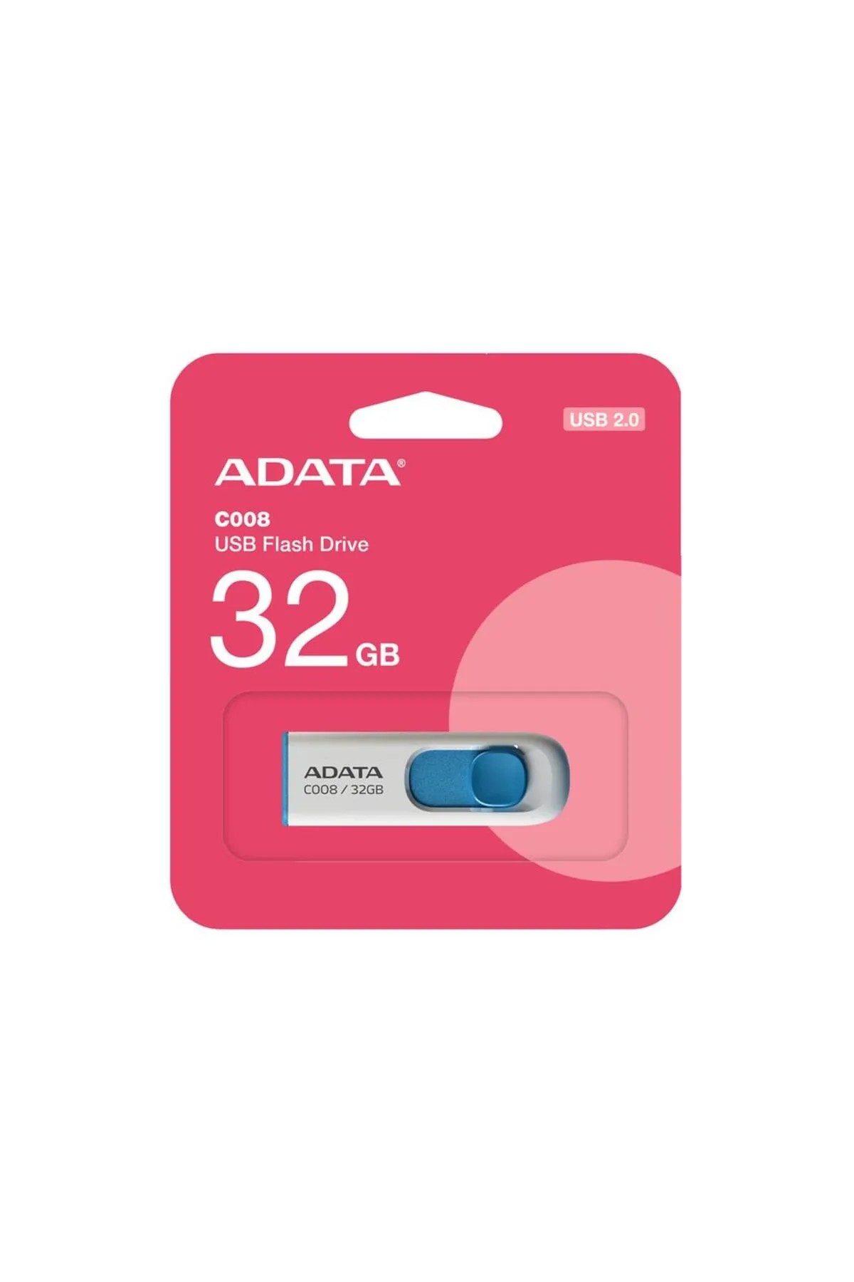 Yerli Adata 32 GB USB2.0 Classic Beyaz - Mavi 32 GB Flash Bellek