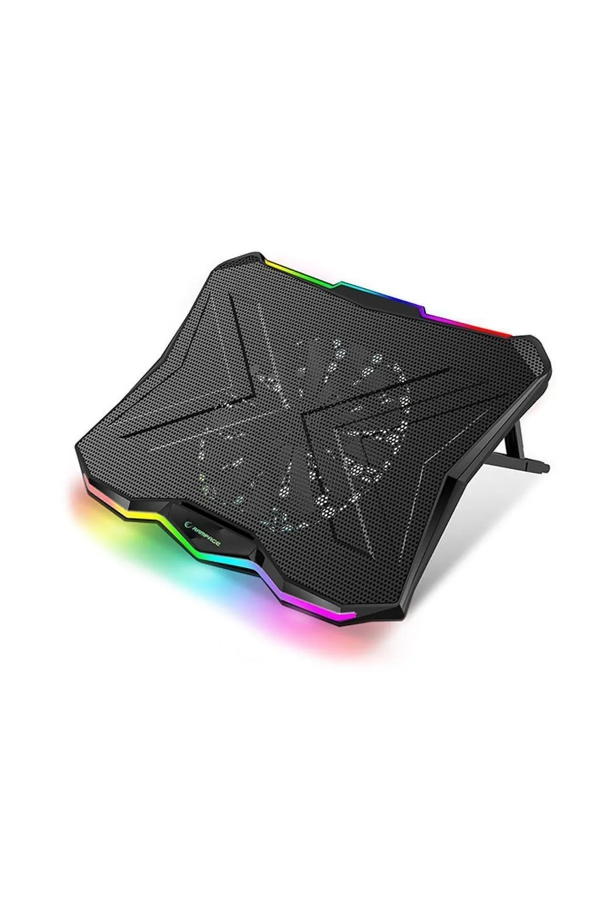 Rampage Addison Showy 180mm Fan "15-17" Rgb Işıklı Notebook Soğutucu Stand-siyah