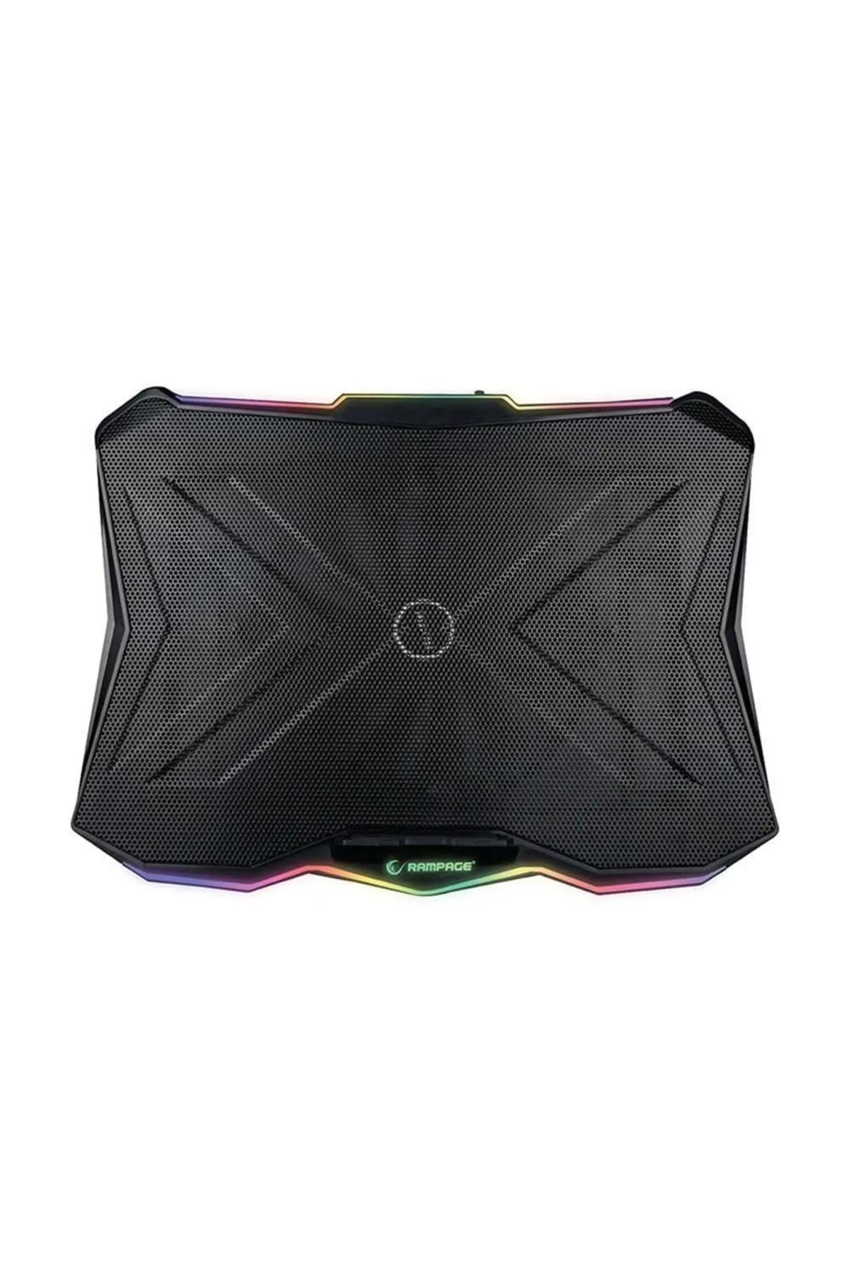 Rampage Addison Showy 180mm Fan "15-17" Rgb Işıklı Notebook Soğutucu Stand-siyah