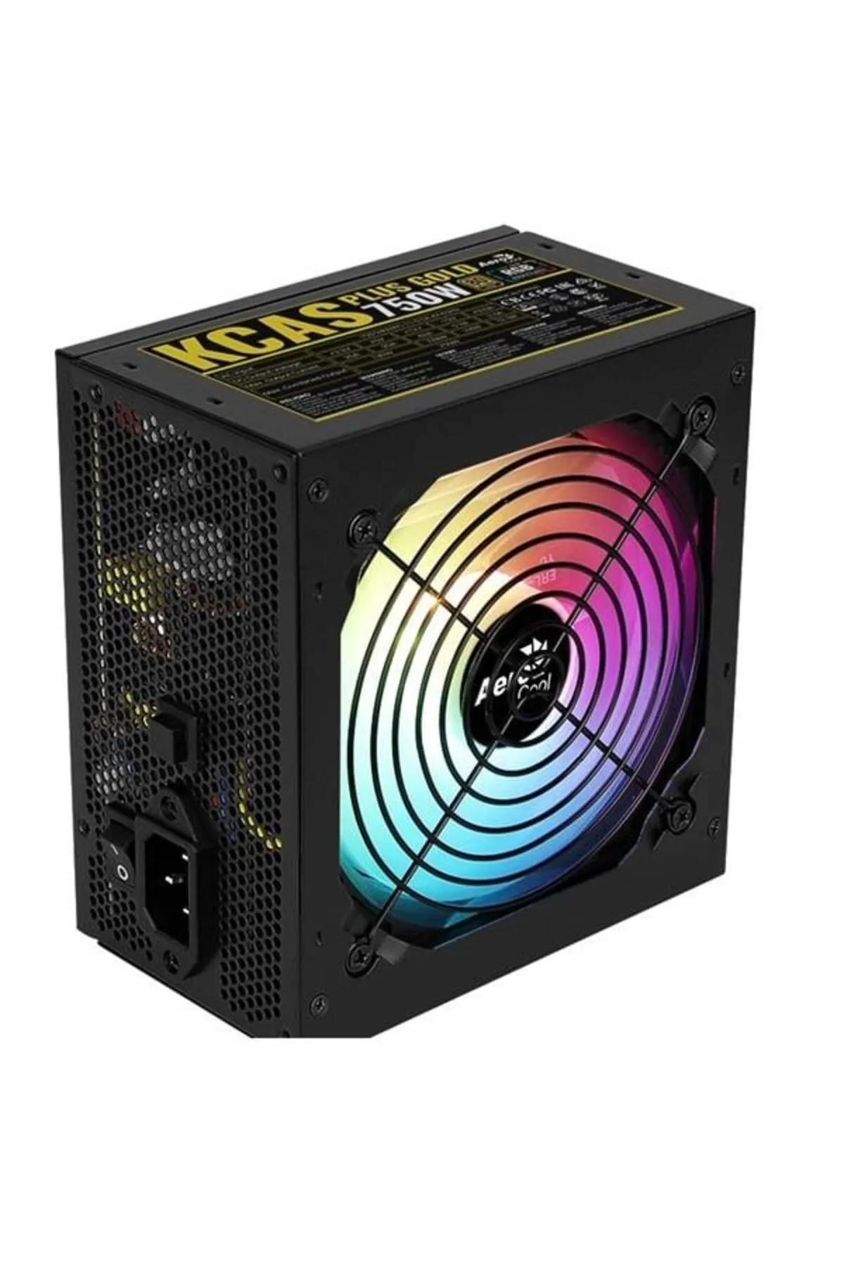 Aerocool / AEROCOOL 750W 80+ GOLD KCAS PLUS AE-KCASP750RGB 12cm RGB Fanlı Power Supply