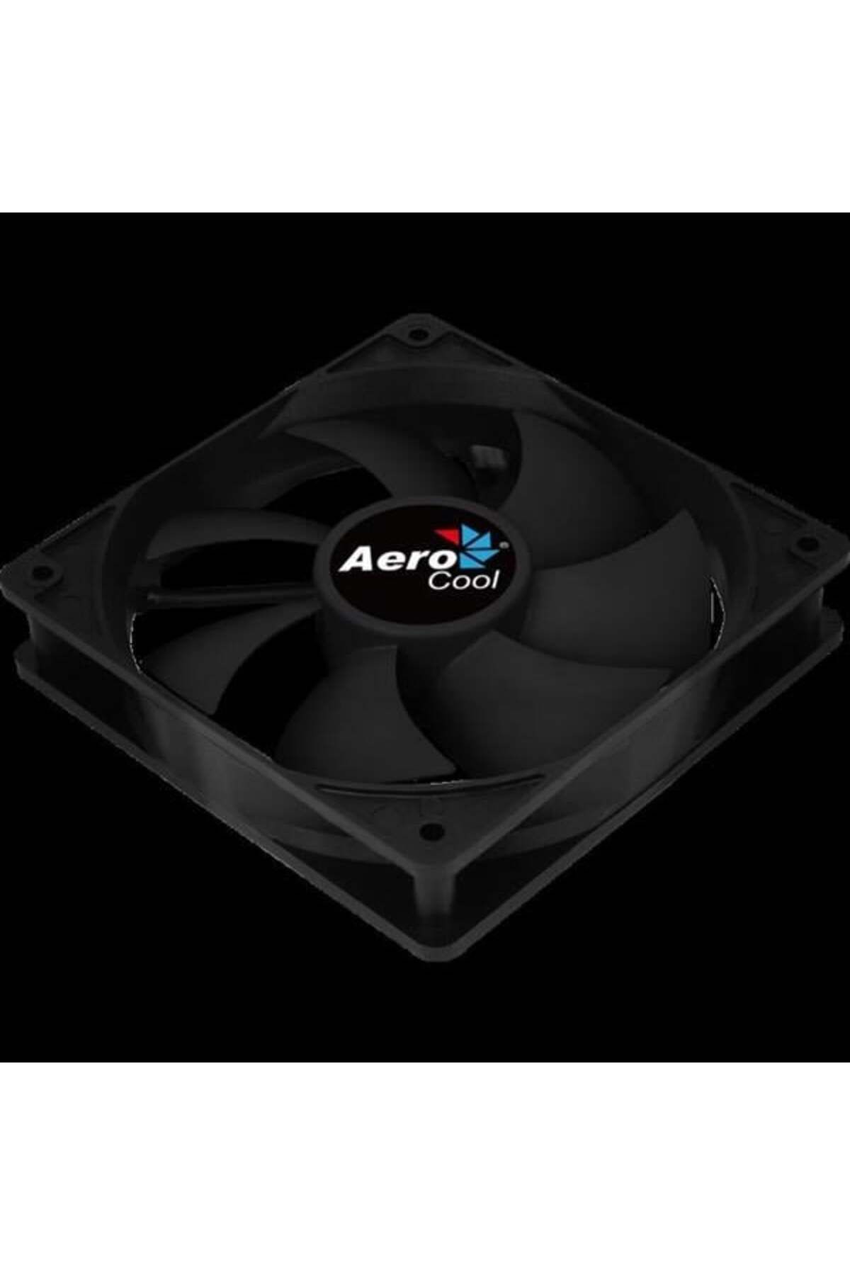 Hızlı Stok AEROCOOL FORCE AE-CFFR120BK 3pin 120mm Kasa Fanı