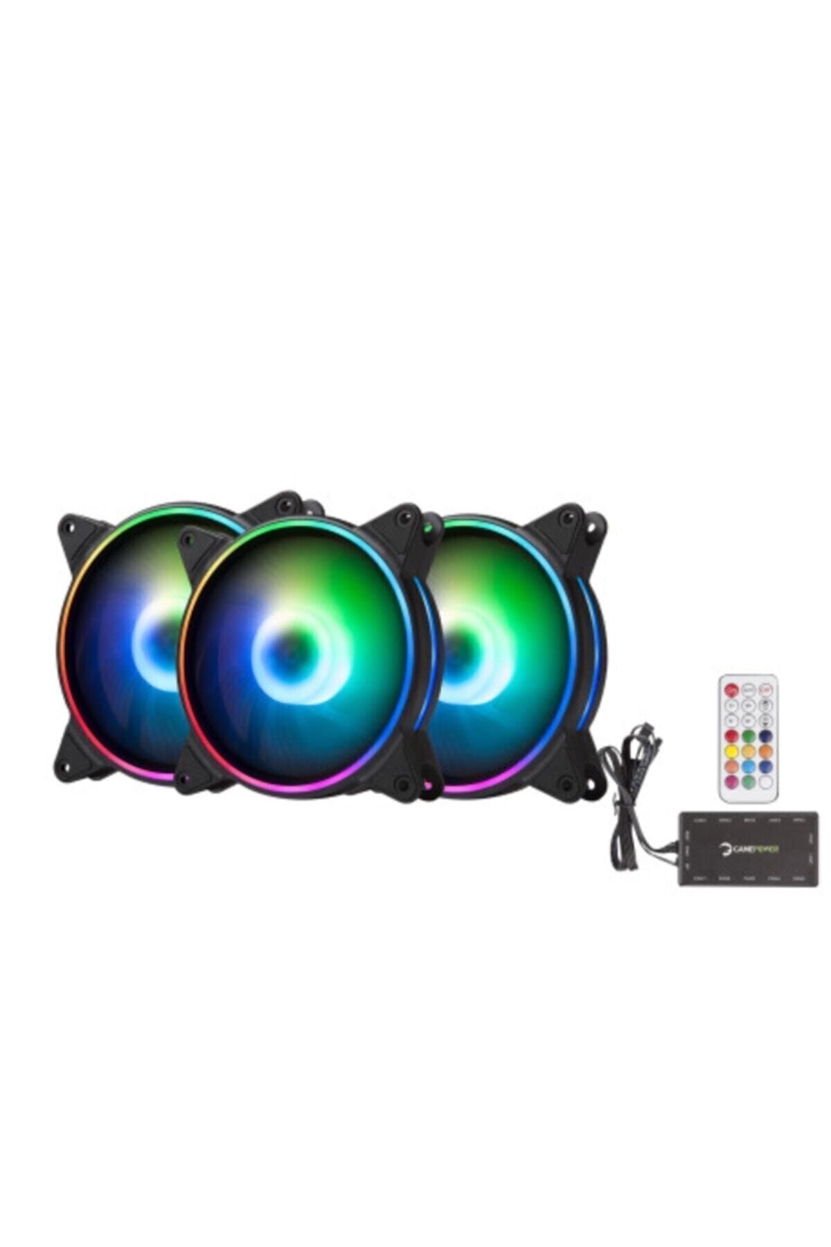 Gamepower Air Turbine Argb/rgb 3*12cm Fan Set Kit