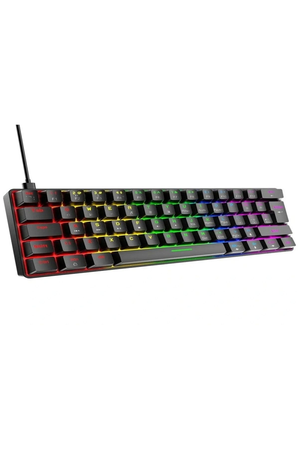 Aırstorr Airstorr Siyah Mavi Kırmızı Switch Rgb Klavye Kablolu Gaming Oyuncu Klavyesi