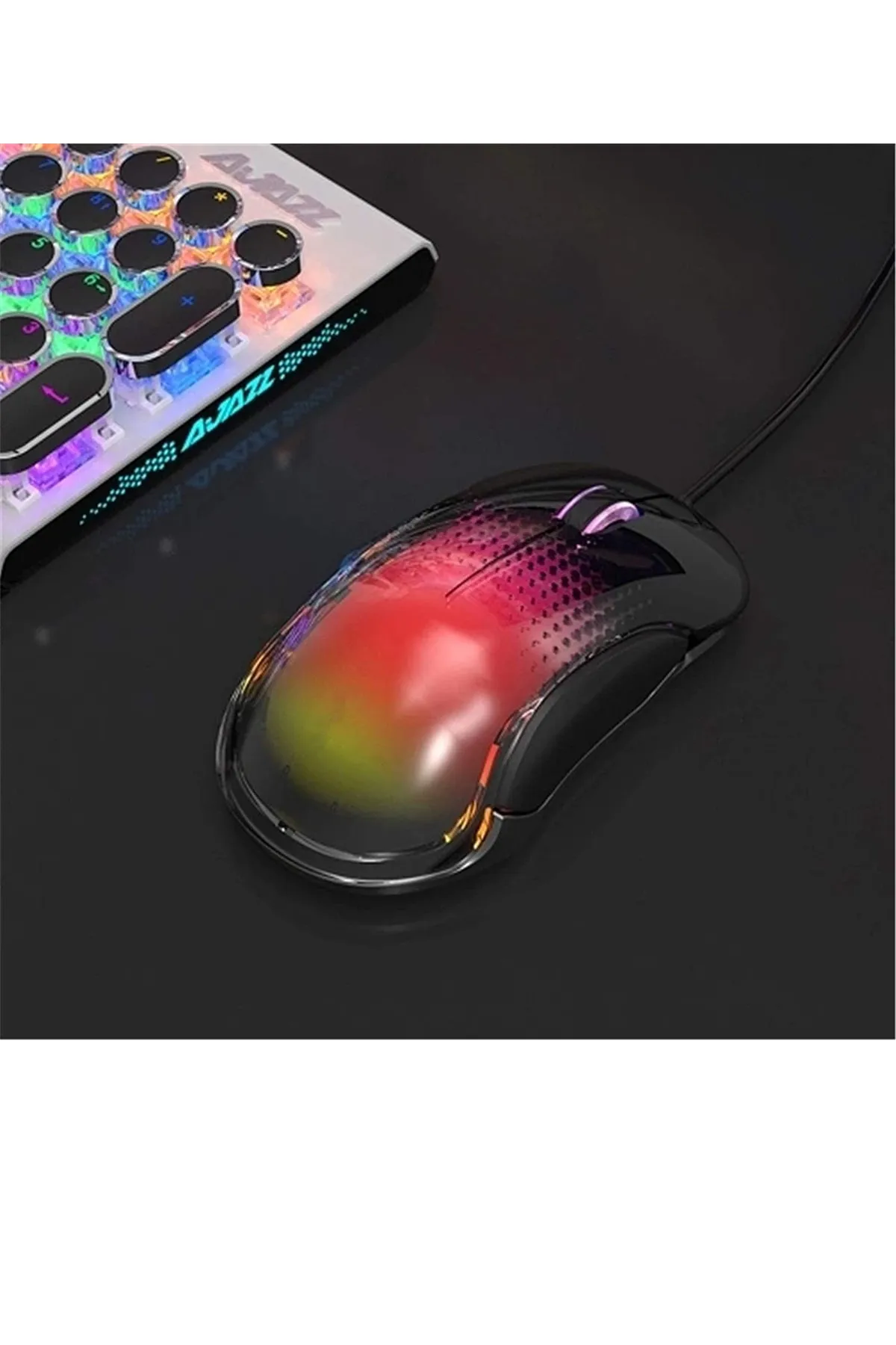 Ajazz Aj358 Kablolu Gaming Mouse 10000 Dpı 3325 Çip 8 Tuşları 7 Seviye