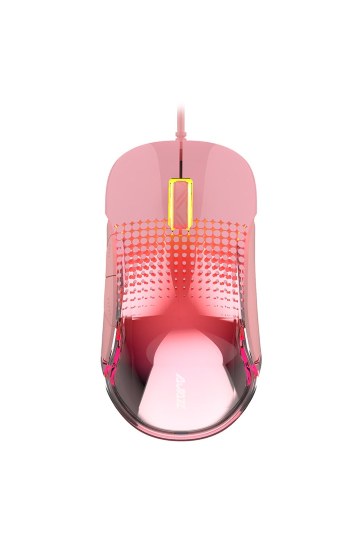 Coverzone Aj358 Kablolu Gaming Mouse Ergonomik 10000 Dpı Pembe