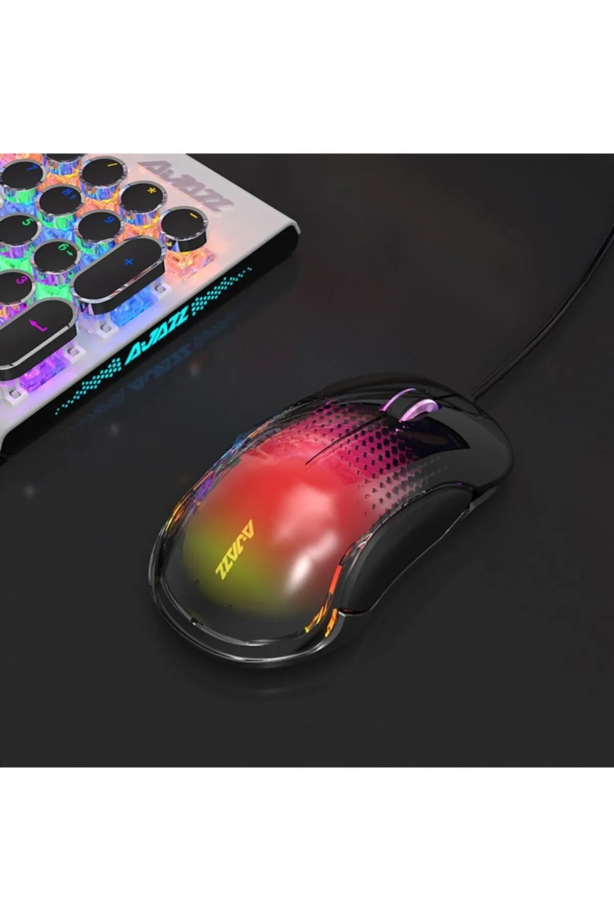 Coverzone Aj358 Kablolu Gaming Mouse Ergonomik 10000 Dpı Siyah