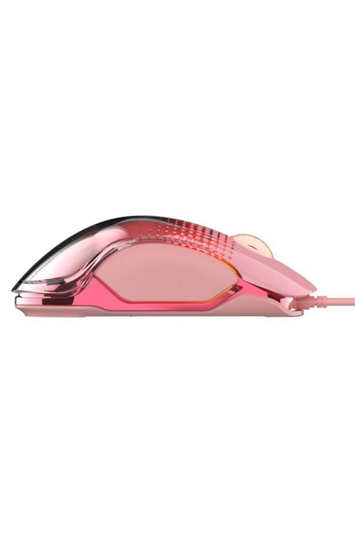 Genel Markalar Ajazz Aj358 Kablolu Gaming Pembe Mouse 10.000 Dpı Rgb Işıklı