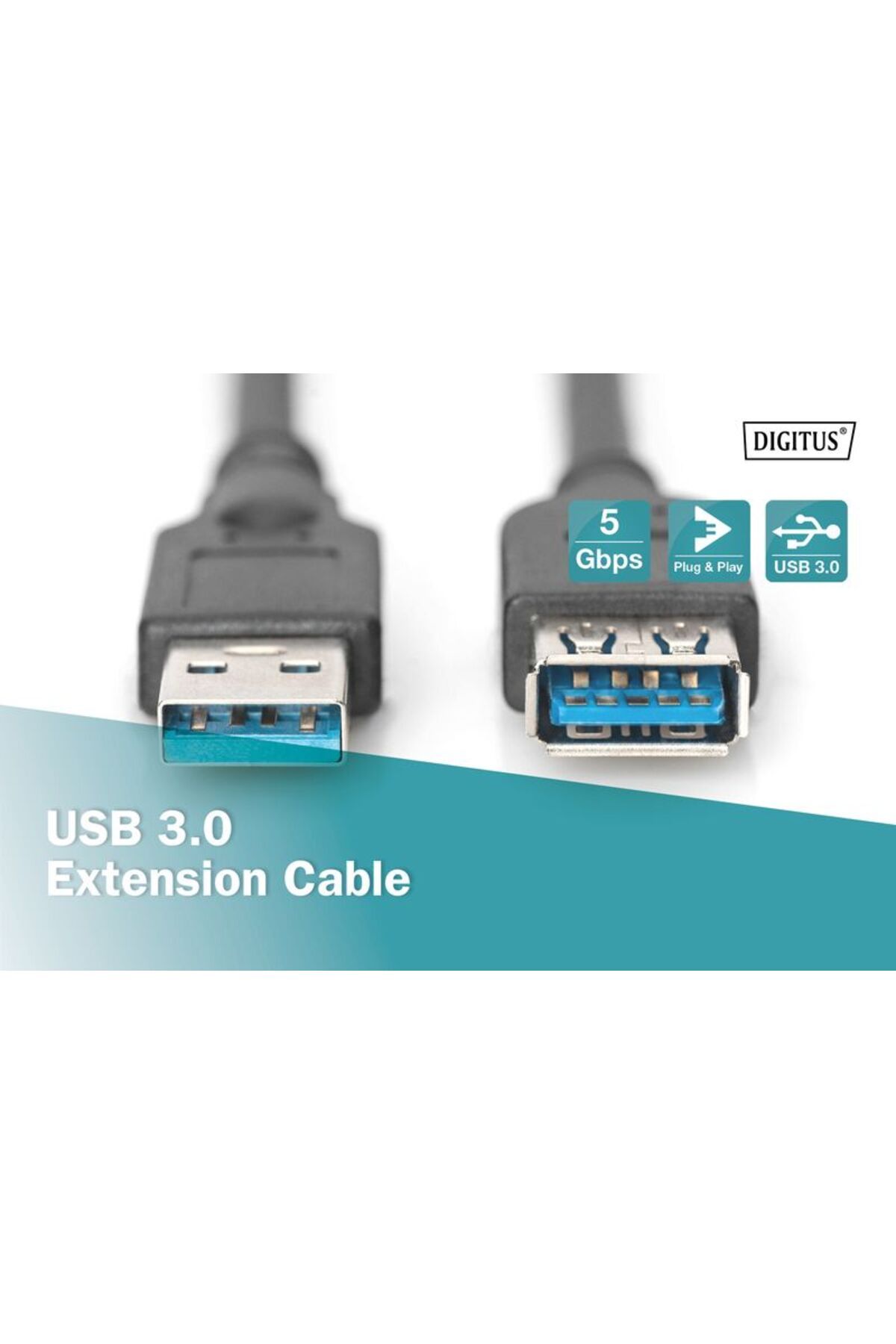 Digitus Ak-300203-018-s 1,8m Usb3.0 Uzatma. Ae/ad