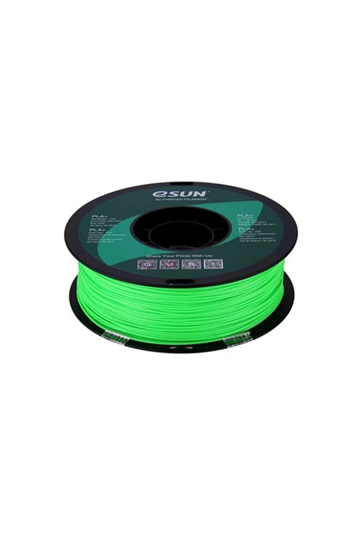 eSun Açık Yeşil Pla+ Filament 1.75 mm 1 kg Plus