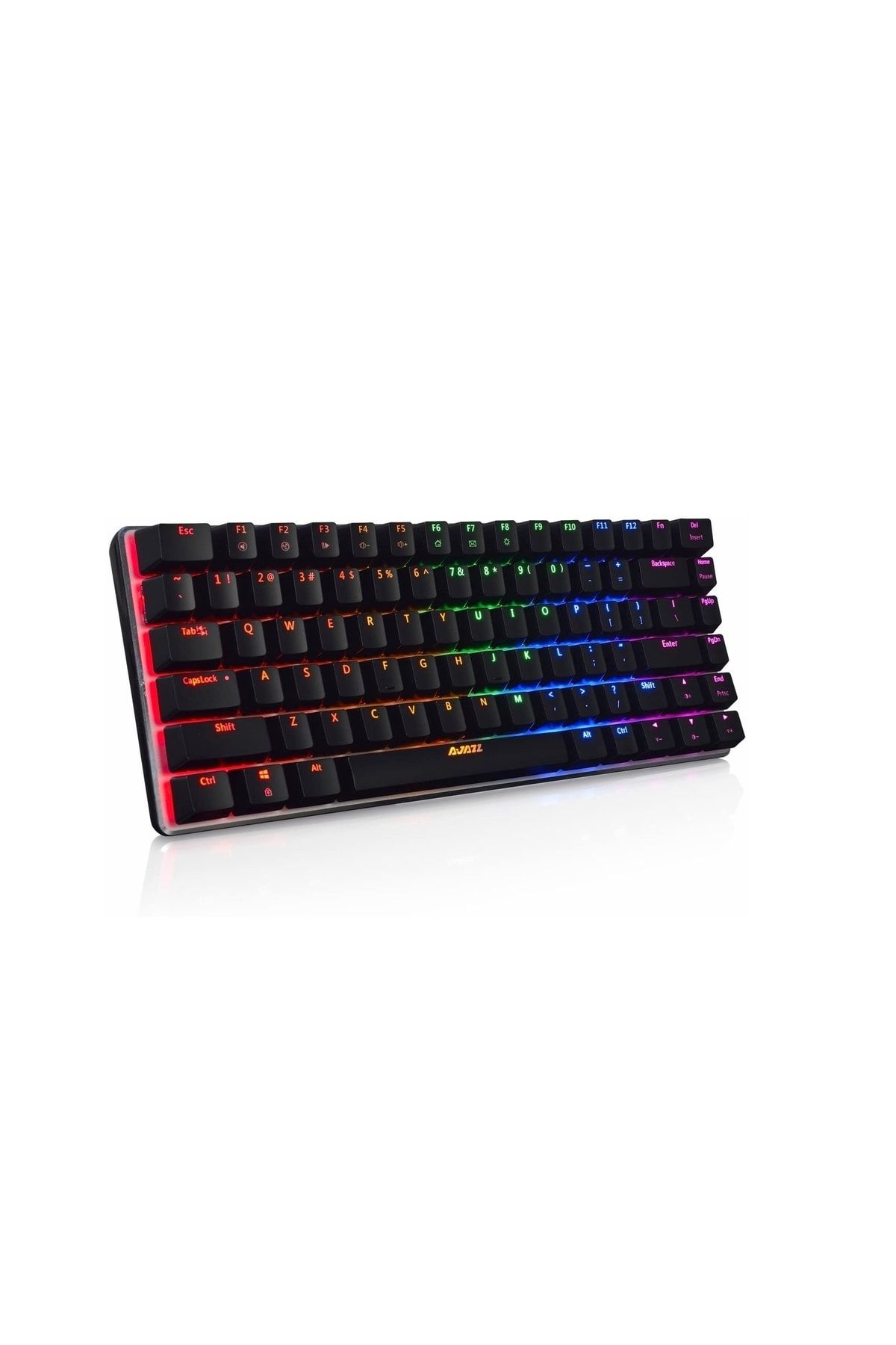 beboncool Ak33 A-jazz Gamer Rgb Mekanik Oyuncu Klavyesi-siyah Renk Mavi Switch