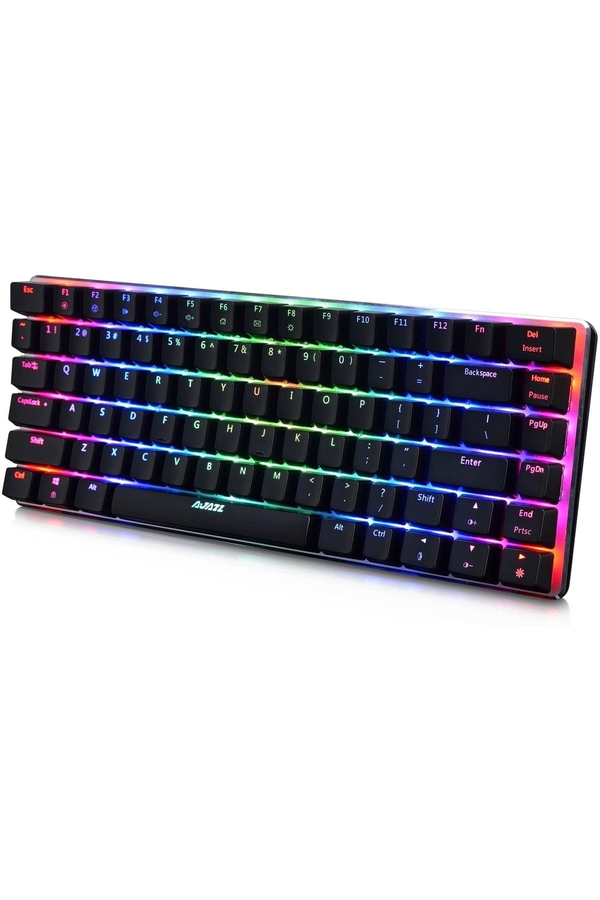 beboncool Ak33 A-jazz Gamer Rgb Mekanik Oyuncu Klavyesi-siyah Renk Mavi Switch