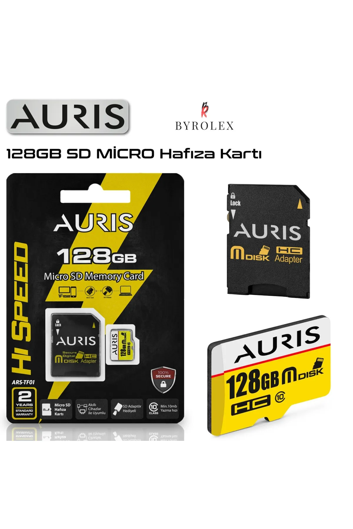 Auris AKILLI CİHAZLARLA UYUMLU MİNİ SD HAFIZA KARTI