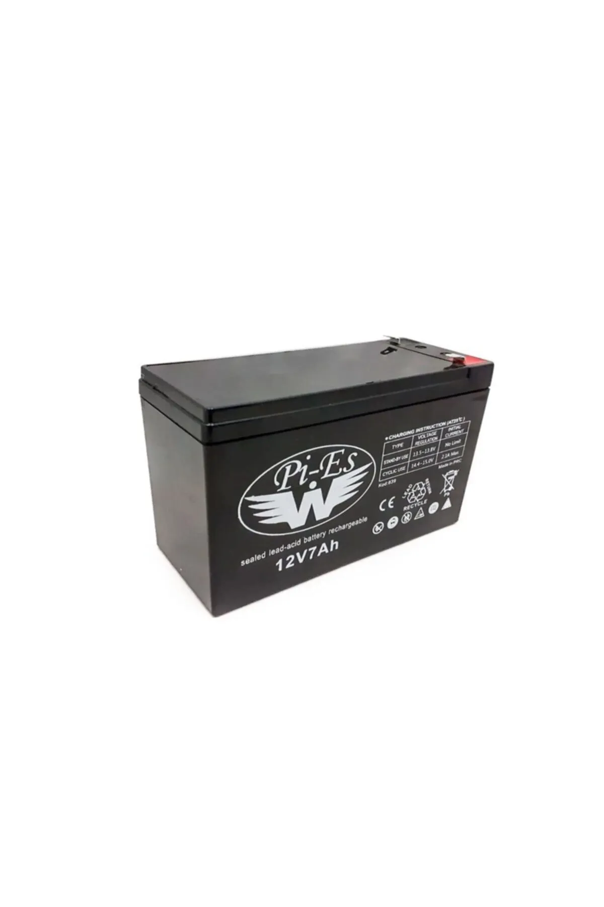 Genel Markalar Akülü Arabalar Için 12v 7ah Akü 12 Volt 7 Amper Akü (12v/7ah/20hr) Ups,alarm,tartı,terazi Aküsü