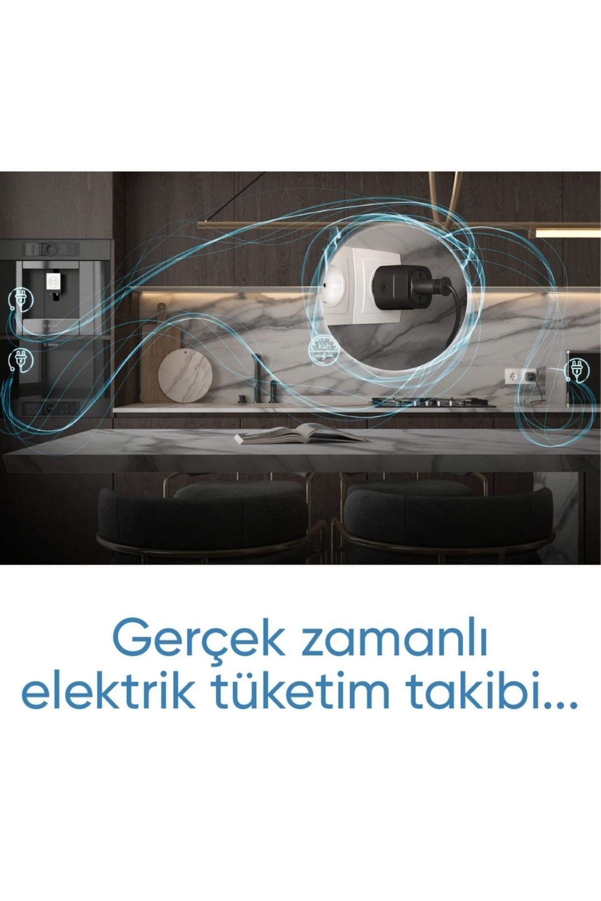 Şımart Akıllı Wi-fi Priz Zaman Ayarlı, Akım Korumalı, Uzaktan Kontrol