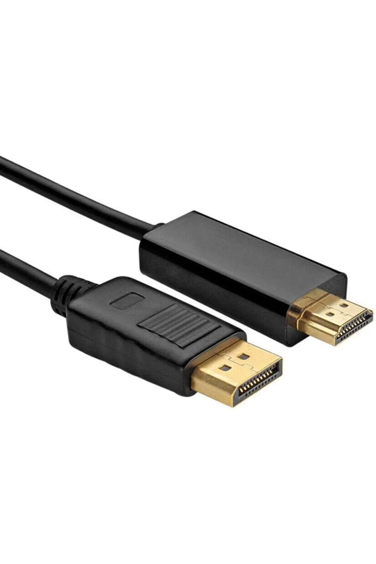 NcK Al-4318 Displayport to HDMI Dönüştürücü Adaptör Kablosu, Siyah, 1.8 Metre