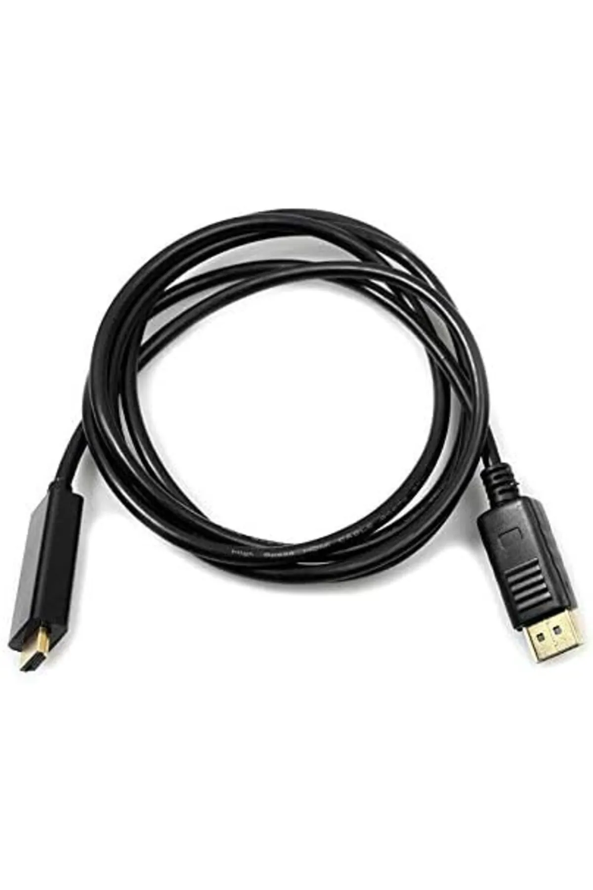 NcK Al-4318 Displayport to HDMI Dönüştürücü Adaptör Kablosu, Siyah, 1.8 Metre