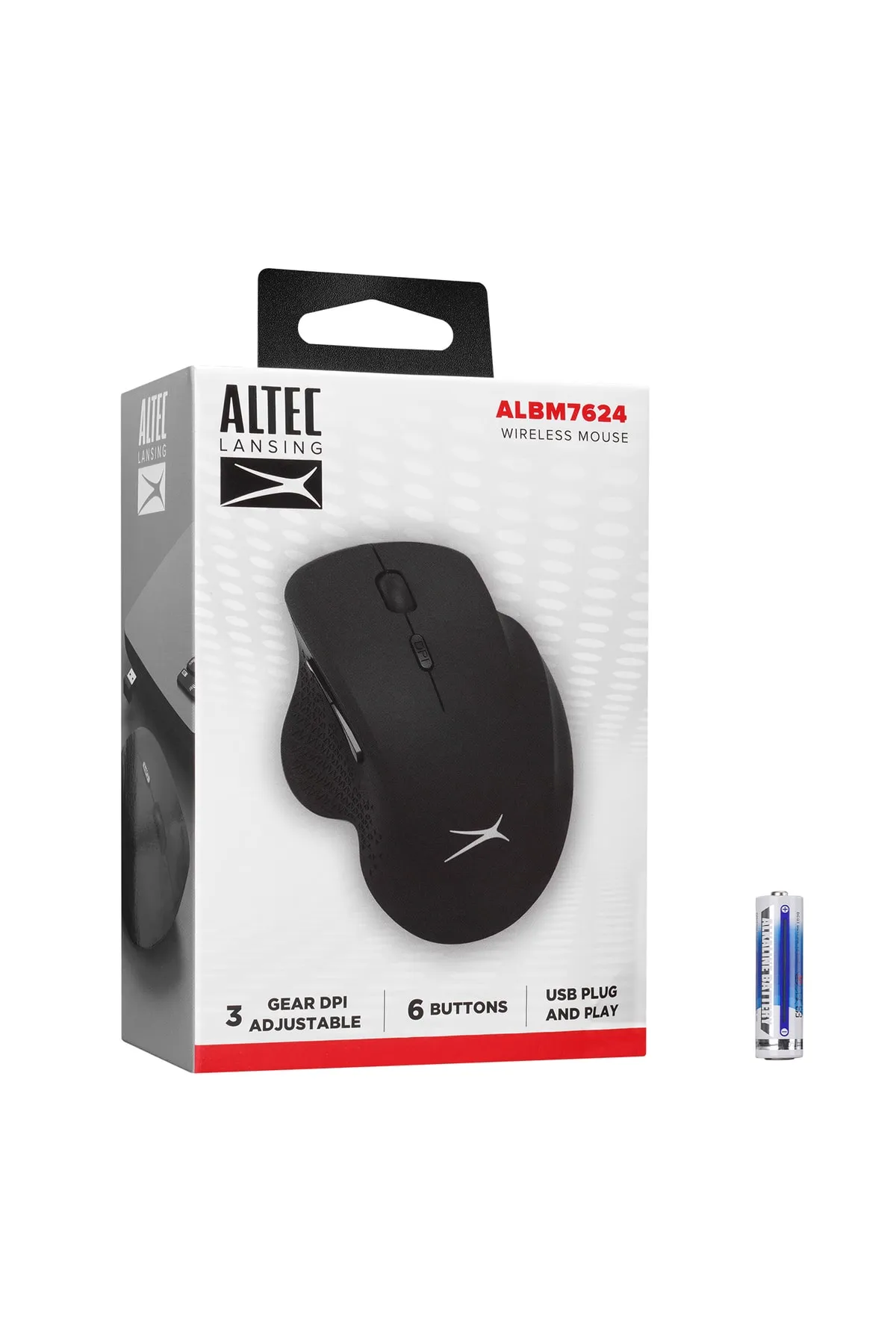 Genel Markalar Albm7624 2.4ghz Optik Kablosuz Mouse Kablosuz Oyuncu Mouse Gaming Mouse 6tuşlu