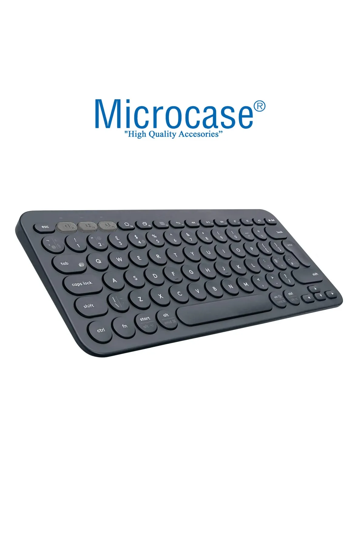 Microcase Alcatel 3t 8 Inch Uyumlu Tablet Için Bluetooth Klavye + Tablet Standı - Al8105