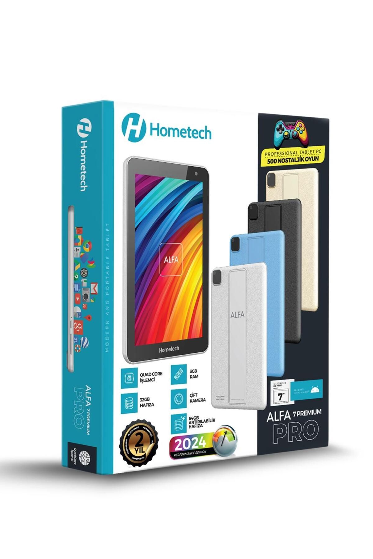 Hometech Alfa 7 Premium Pro 3 gb Ram 32 gb Hafıza Pro Oyun Tableti Uzaktan Eğitim Destekli