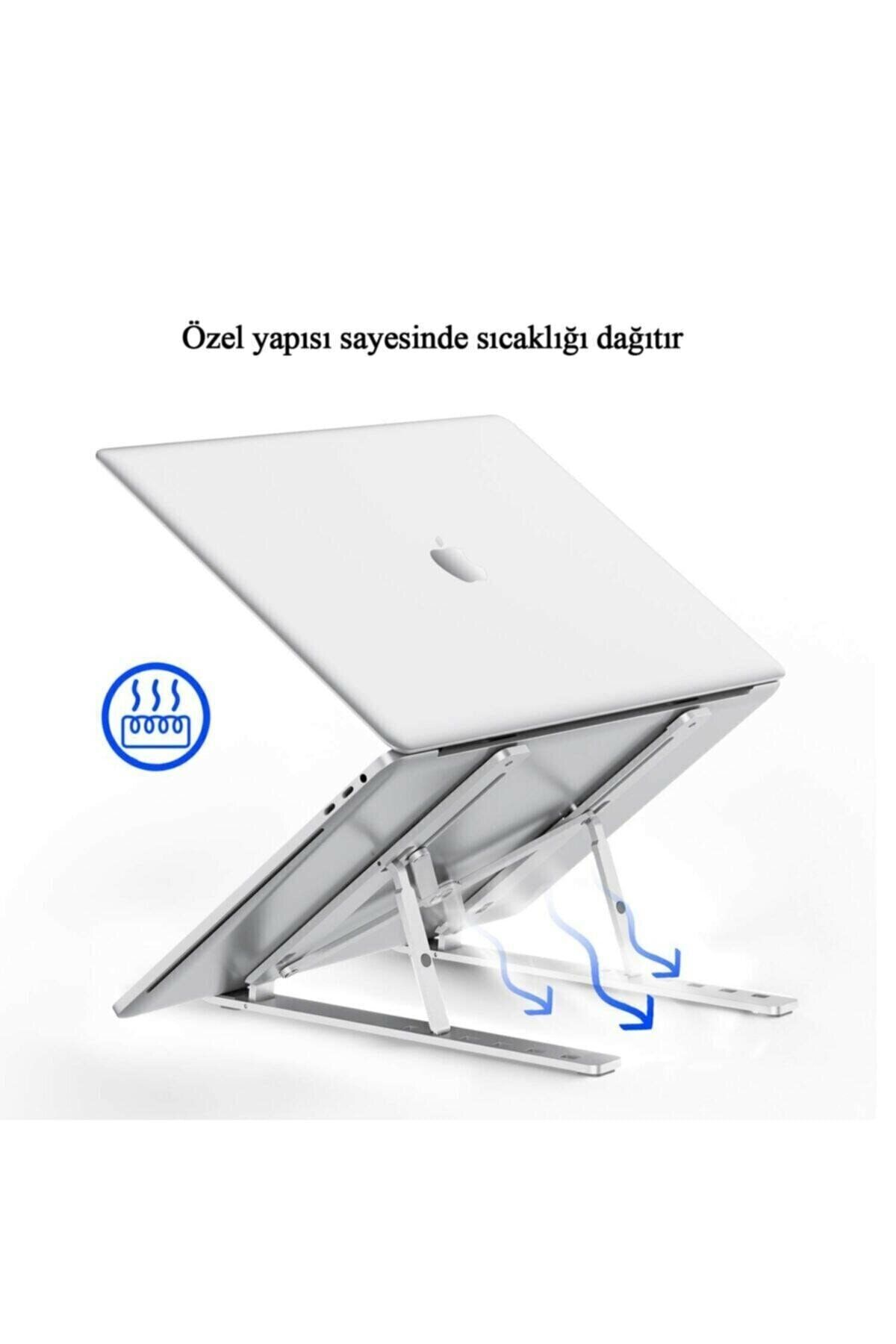 Genel Markalar Aliminyum Ayarlı Laptop Macbook Notebook Güncel Yükseltici Tutucu Dizüstü Masaüstü Stand