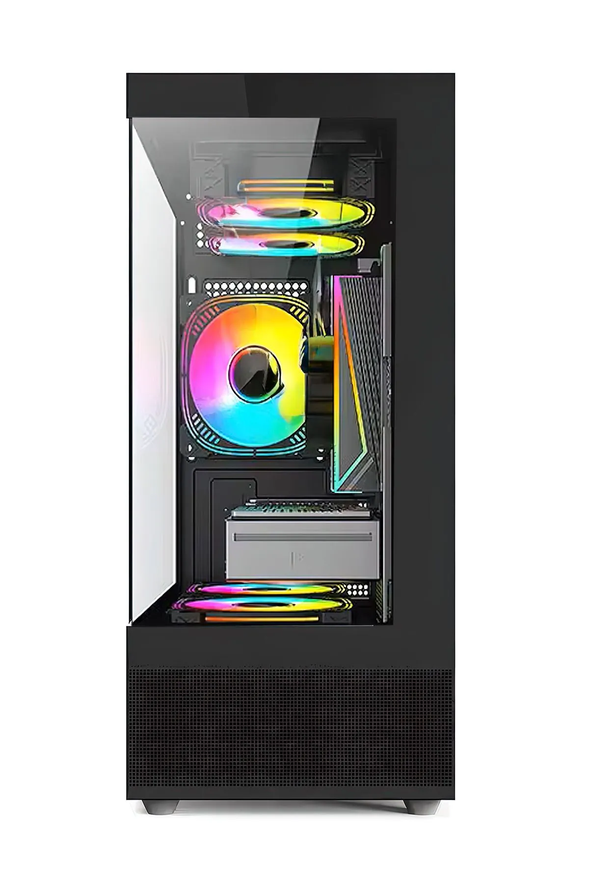 İzoly Alix Ryzen 5 5500 16gb Ddr4 512gb M.2 Ssd Rtx2060 Super 24" 165hz Oyuncu Masaüstü Bilgisayarı