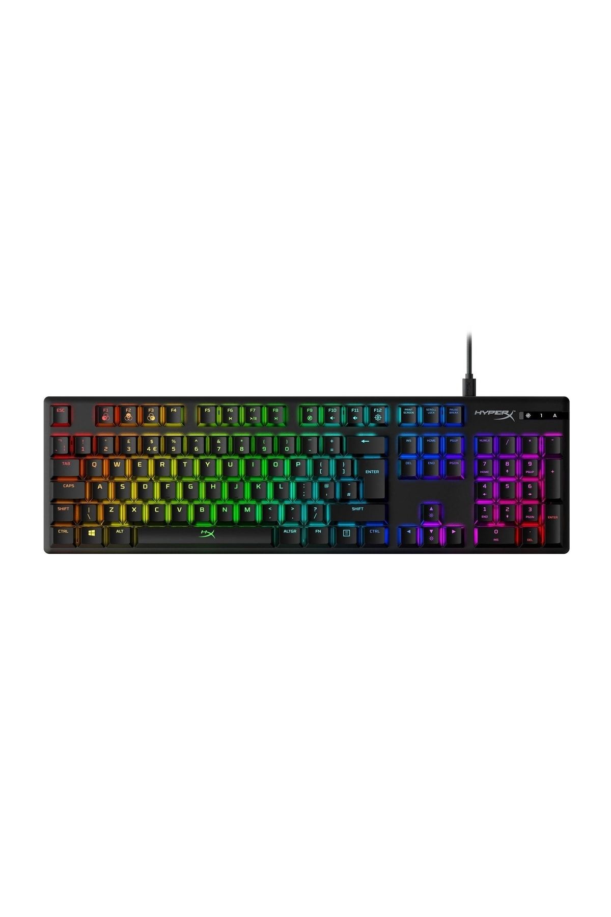 HyperX Alloy Origins Rgb Red Sw Eng Oyuncu Klavyesi Hx-kb6rdx-uk