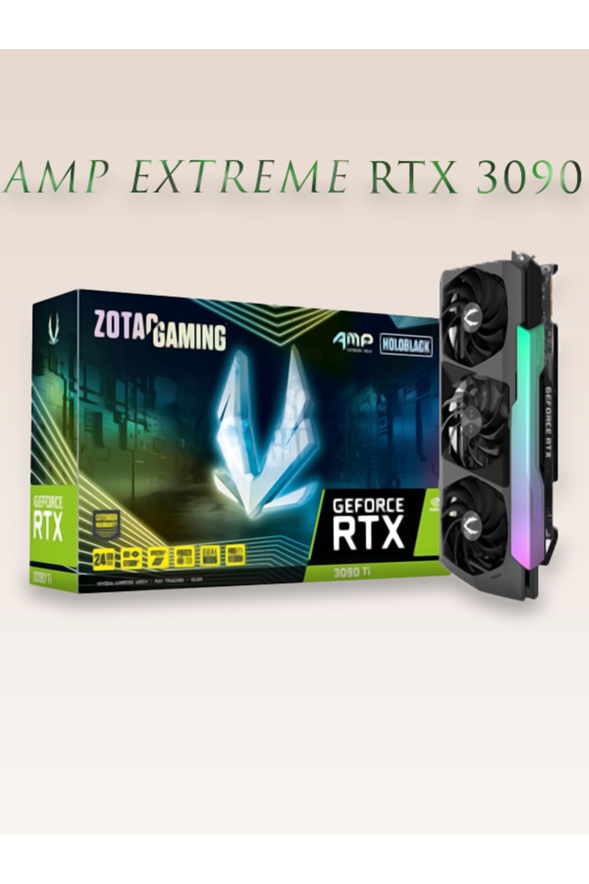 Zotac Amp Extreme Rtx 3090 Ti Ekran Kartı