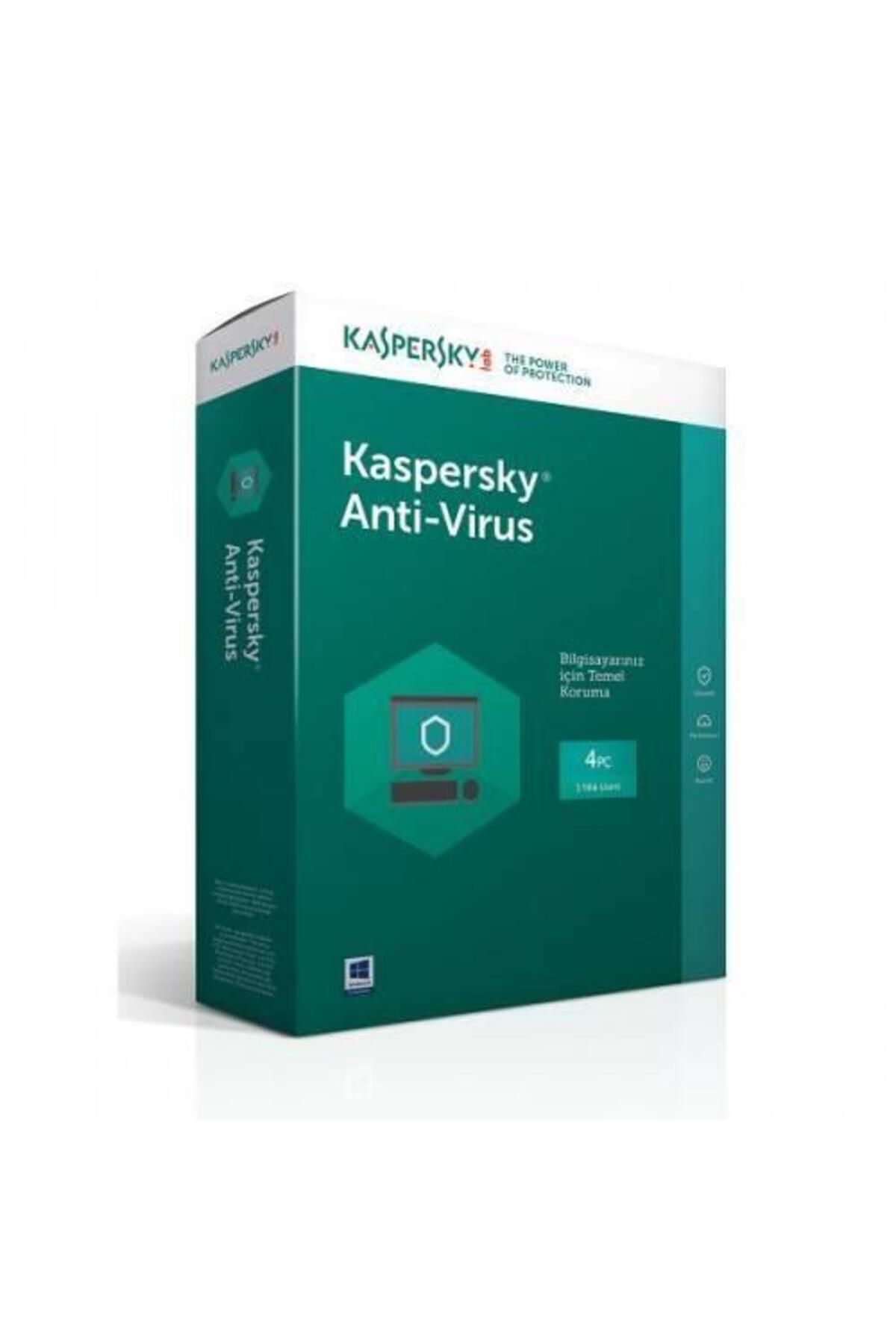 Kaspersky Antivirüs 2022 Versiyon 4 Kullanıcı 1 Yıl Türkçe Lisans