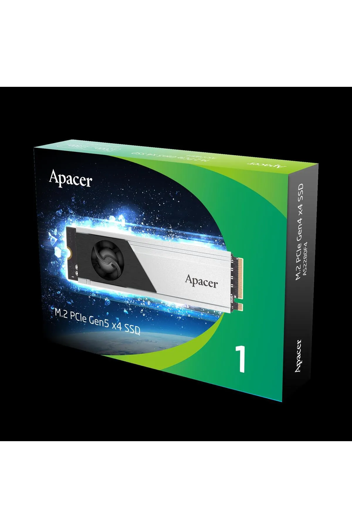 Apacer Ap2tbas2280f4-1 2tb 12000/11800 Mb/s M.2 Pcıe Gen5 X4 Ssd (AP2TBAS2280F4-1)