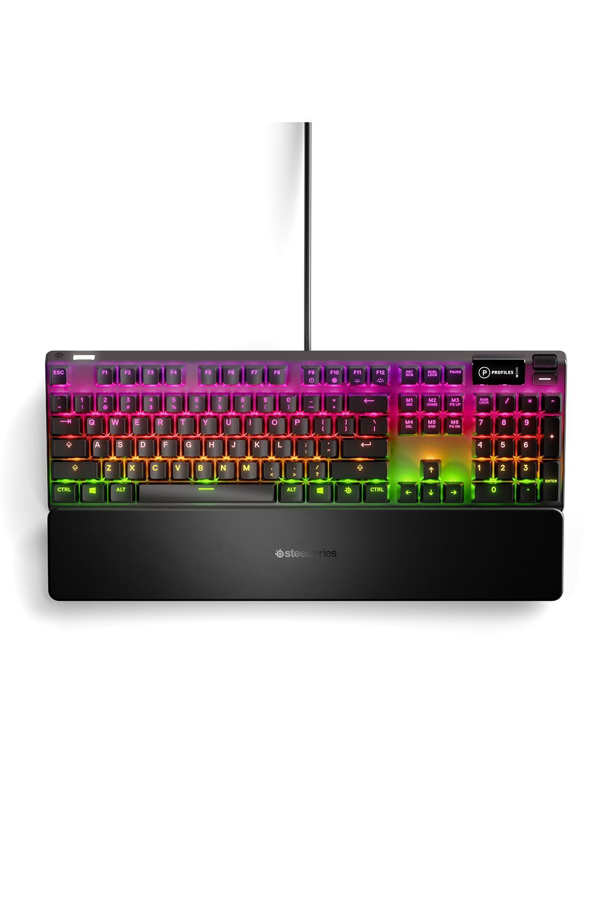 SteelSeries Apex 7 Mekanik Oyun Klavyesi, Oled Akıllı Ekran, Red Switch, Türkçe Qwerty