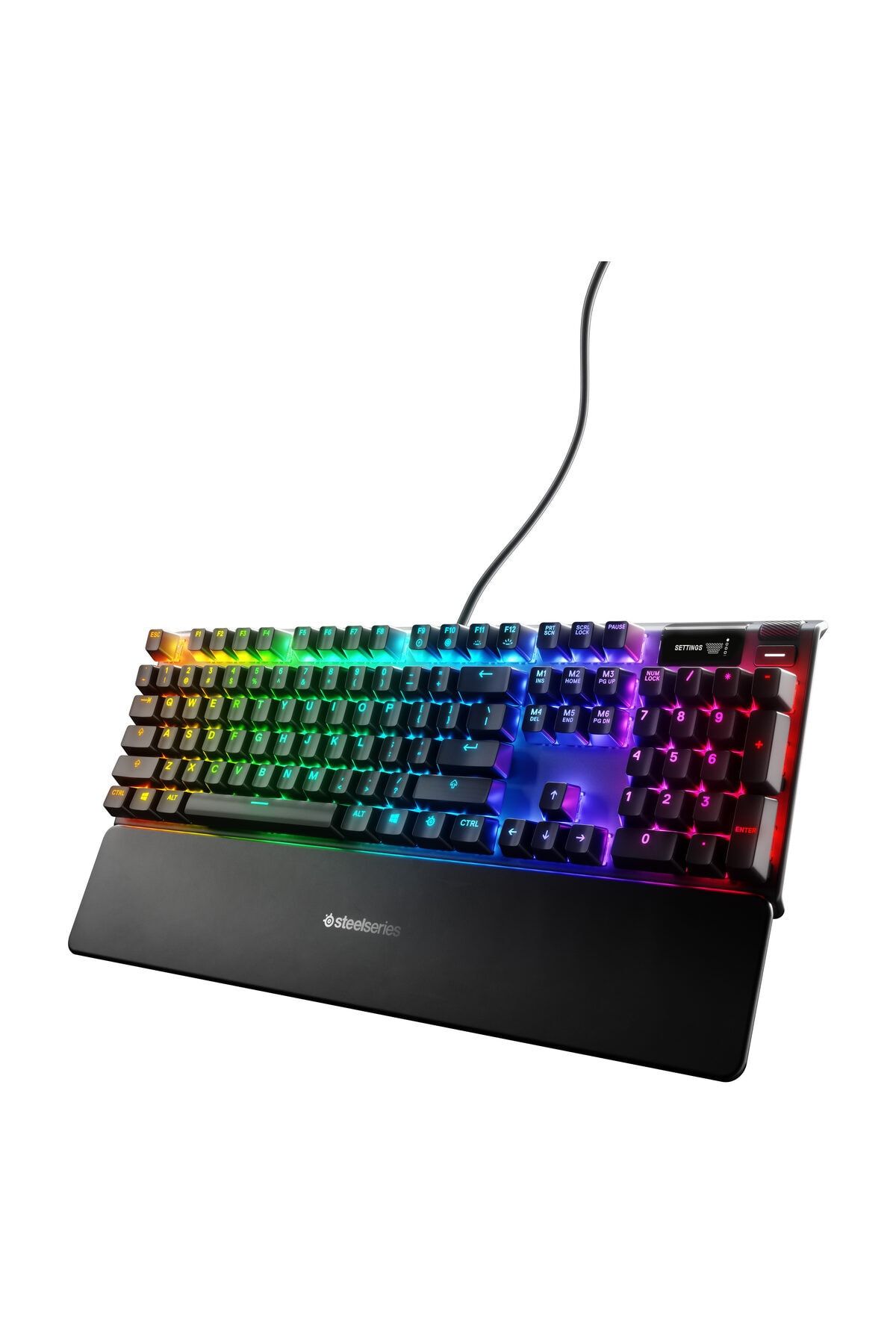 SteelSeries Apex 7 Mekanik Oyun Klavyesi, Oled Akıllı Ekran, Red Switch, Türkçe Qwerty