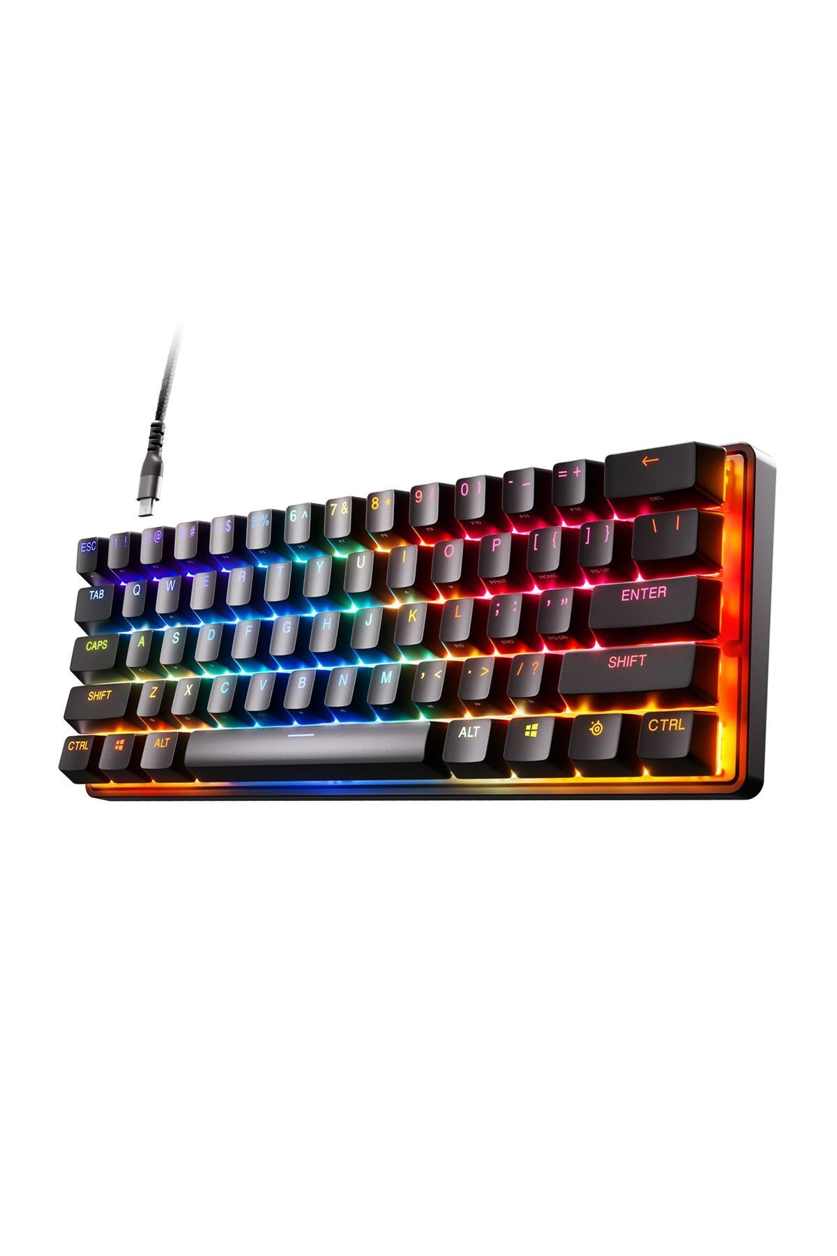 SteelSeries Apex 9 Mini Mekanik Oyun Klavyesi – Optik Tuşlar – Kompakt %60 Tasarım – Rgb