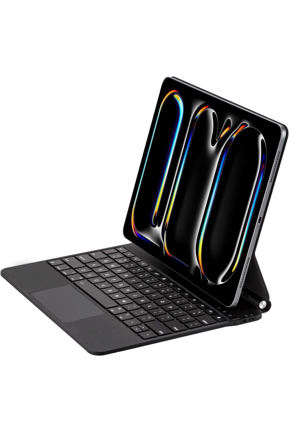 Fogy Apple Ipad Pro 11 M4 2024 Manyetik Bluetooth Magic Keyboard Touchpad Işıklı Klavyeli Kılıf