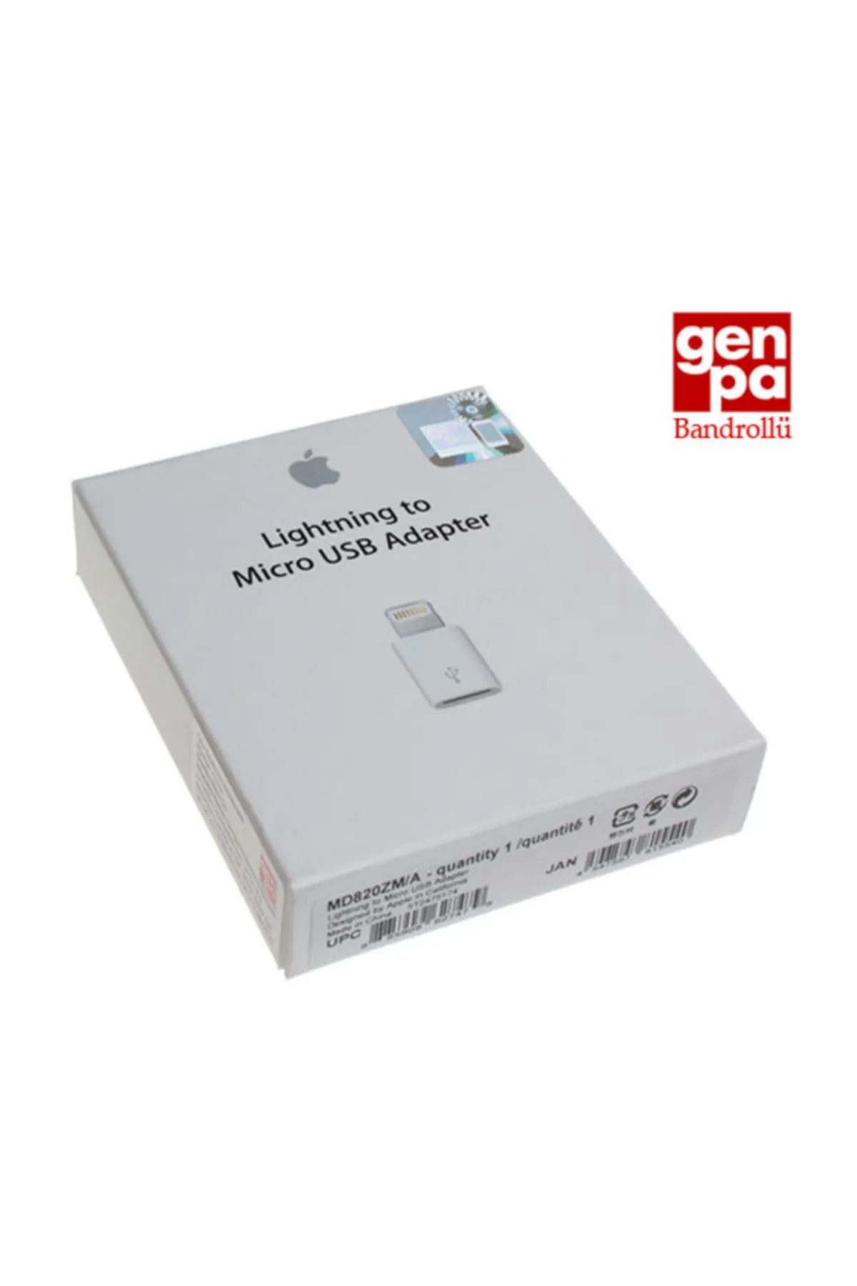 Samsung Apple Lightning - Micro USB Adaptörü Orjinal MD820ZM/A